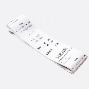 Горещ продава нов продукт, персонализирани аксесоари за облекло на екрана сатен тъкани етикети за дрехи шапка обувки