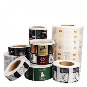 Етикет, който може да отпечата логото на клиента